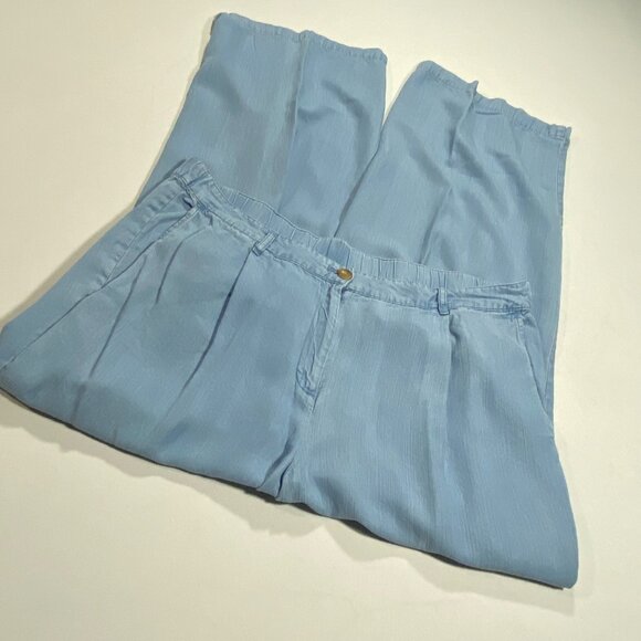 J. Jill Womens Size 18 Light Denim Loose Fit Pants - Classic Look - Picture 11 of 11